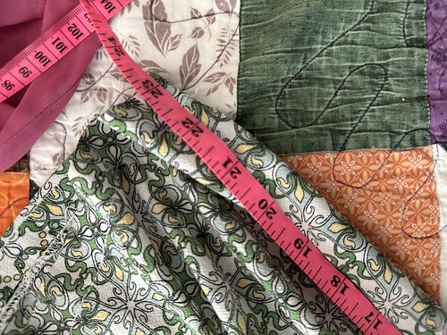 Max Studio Wide Leg Green Print Pants Belted Large - Picture 5 of 5