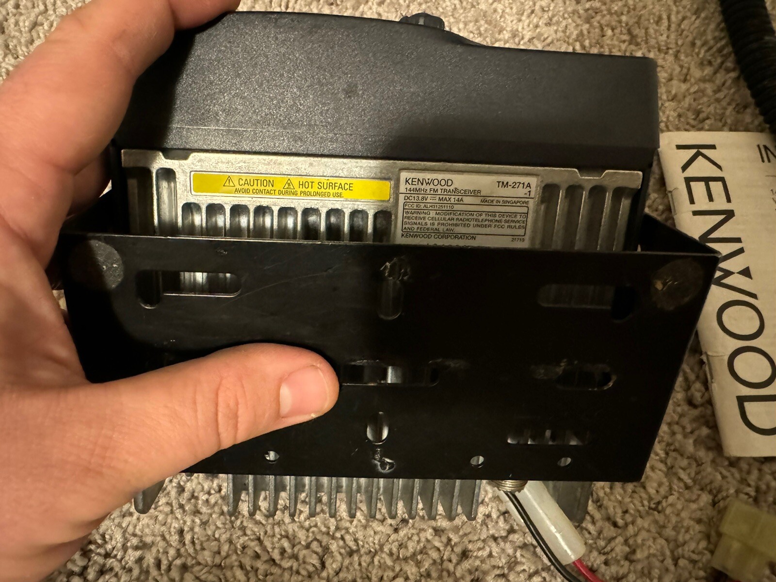 Kenwood TM271A VHF Transceiver With NOAA Weather Alerts eBay