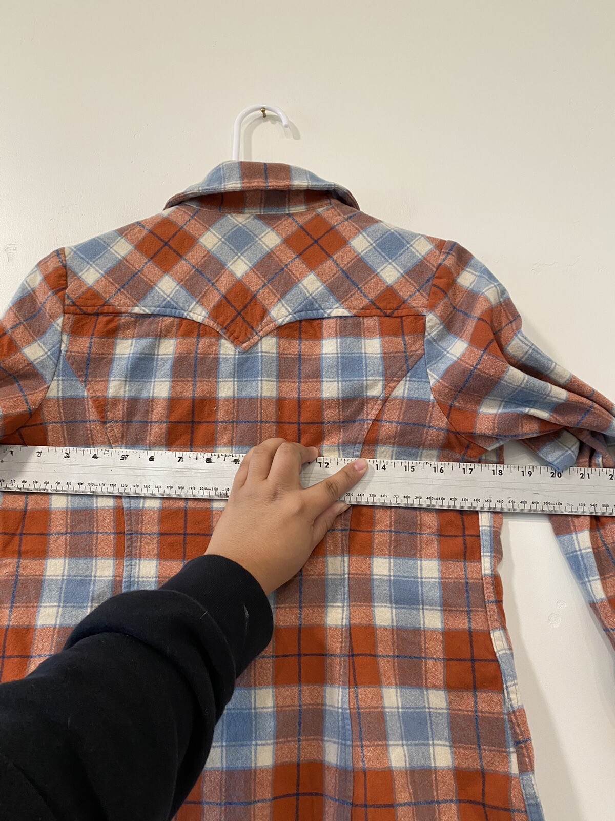 Pendleton Wool Button Down Shirt Size Large Orang… - image 4