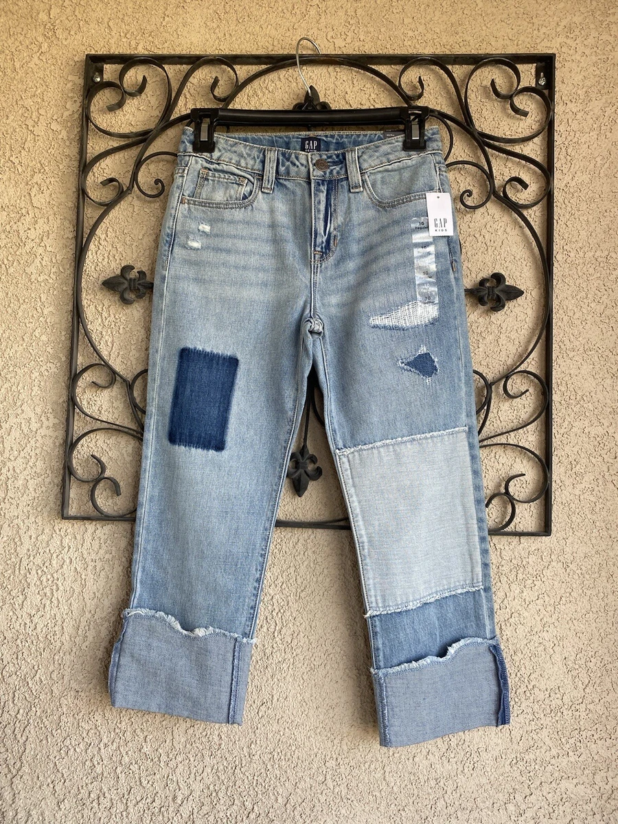 Gap patchwork best sale jeans