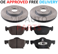 PER HONDA CIVIC MK9 1.6 2.2i-dtec SET DISCHI E PASTIGLIE FRENO ANTERIORI DAL 2012 AL 2019 UK