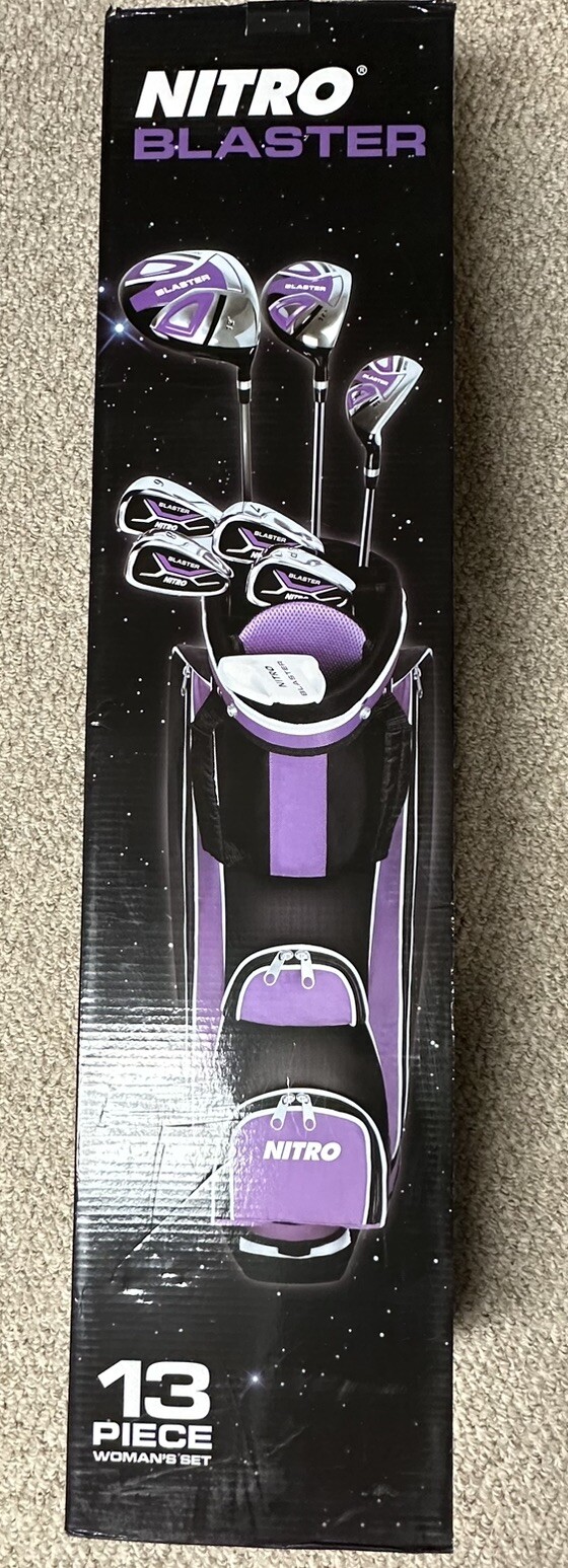 NEW Nitro Golf Club Complete Set, Ladies, 13Piece Titanium Complete