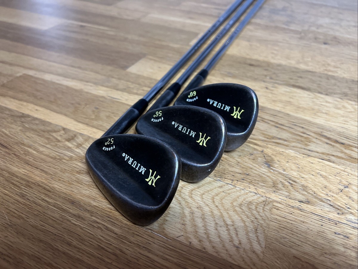 Miura Forged 52, 56 & 60 Degree Wedge Set Oban CT115 Shafts | eBay