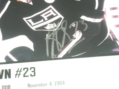 Dustin Brown Los Angeles Kings Autographed Poster (Noisemaker) from 4/5/2012 - Picture 2 of 3