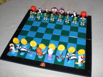 WB Warner Brothers Looney Tunes 3D Chess Schach - a la carte - OVP
