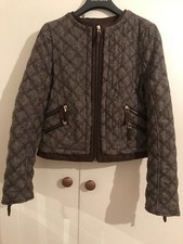 Blazer/veste en tweed marron Zara - Taille XS - Occasion mais en très bon état