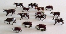 12 hand painted cows
