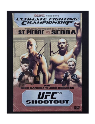 8x10 UFC Druck signiert von Matt Serra 100 % authentisch mit Echtheitszertifikat