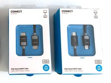 High Speed HDMI Cable x2 by Belkin CONNECT 13' Foot ethernet  3D  Brand New