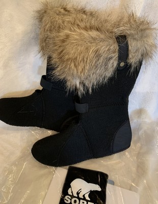 NEW Sorel JOAN OF ARCTIC Faux Fur Innerboot REPLACEMENT LINER Womens US sz 9.5 | eBay