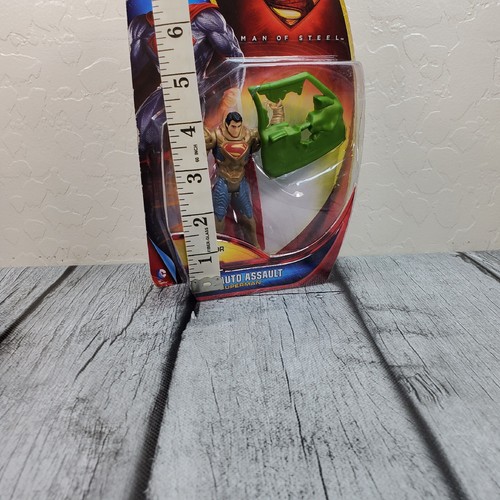 Mattel DC Superman Man Of Steel Auto Assault Superman 2013 4" Action Figure New - Picture 12 of 12