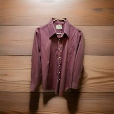 Vintage 60's 70's Kent Collection by Arrow Long Sleeve Button Down Men's Shirt