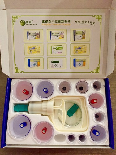 KANGZHU VACUUM 12 CUPPING cups SLIMMING THERAPY Massage Acupuncture Aus-Stock - Picture 2 of 4