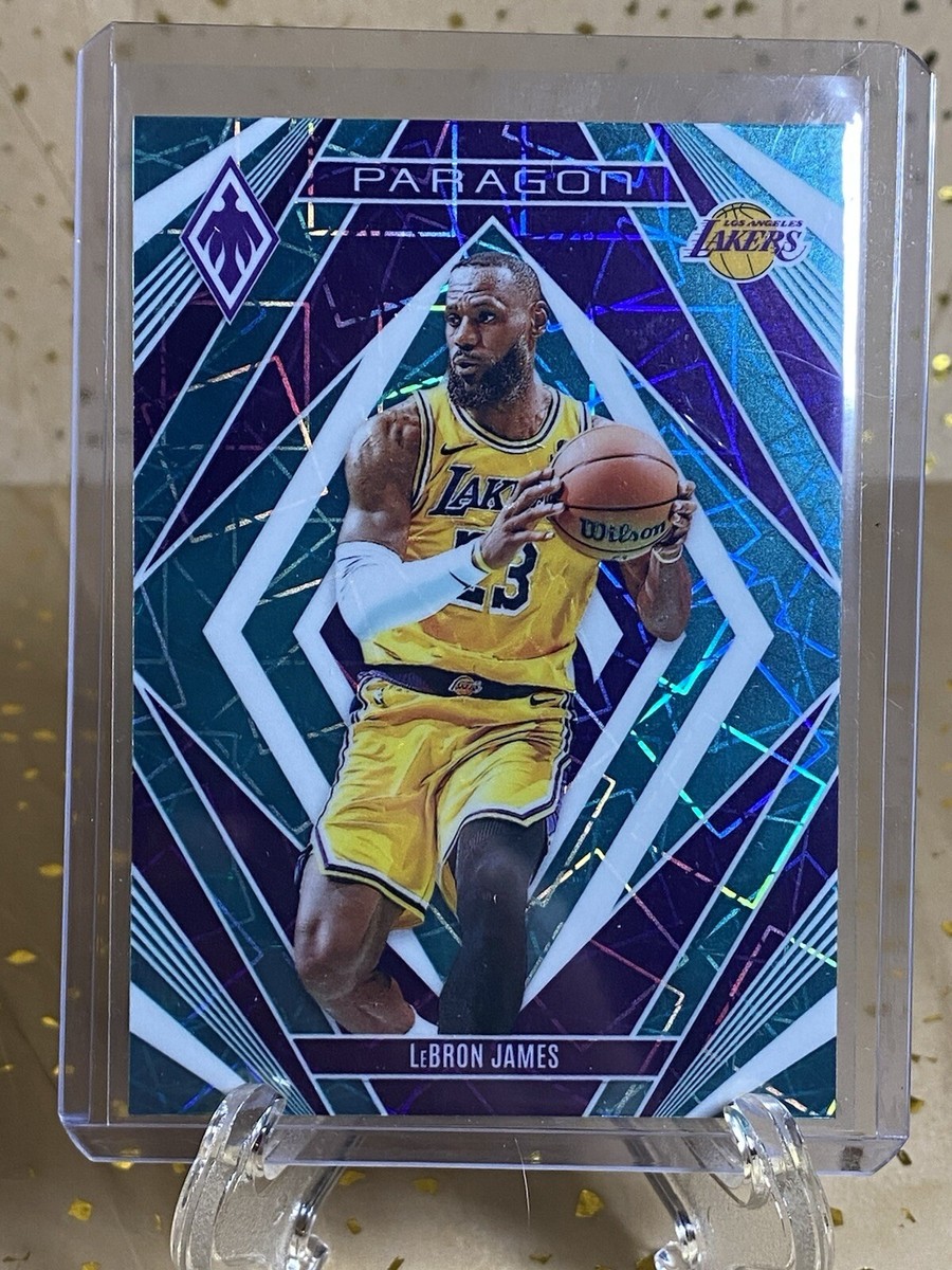 ETERNAL 2024 直筆カード モンロー ヘプバーン レノン エルビス 2023-24 LaBron James Panini Phoenix Paragon Purple/Teal Lazer #14