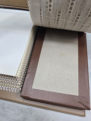 VERY RARE HUGE Vintage 1960s 1970s Sheer Lace Salesman Fabric Sample Book Big - Picture 9 of 22