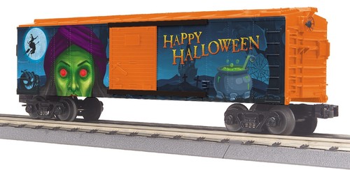 MTH RAILKING HALLOWEEN BOXCAR MIT LEUCHTENDEN LED'S 30-71152