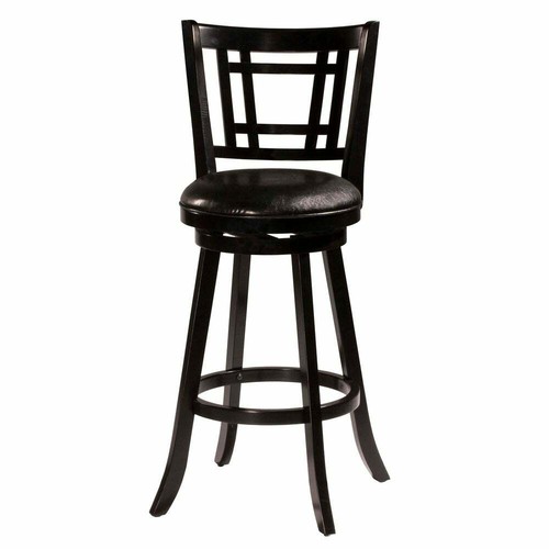 Hillsdale Furniture Fairfox Swivel Counter Stool, Black, 25" - New in Box - Picture 3 of 5