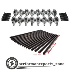 LS1 Rocker Arms + Bolts with 7.400" Pushrods for LS2 LS6 LQ4 LQ9 LM7 4.8 5.3 6.0