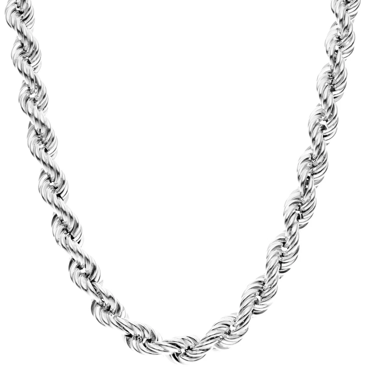 Sterling Silver 26 inch Rope Chain 5mm Width Men s or Ladies