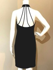 Ladies ST. JOHN Knit Stunning Little Black Dress Simple & Elegant 10