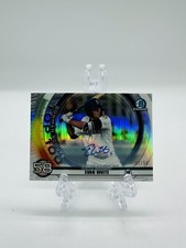 Evan White 2020 Bowman Chrome Bowman Scouts Top 100 Refractor Auto /50 #BTP-58