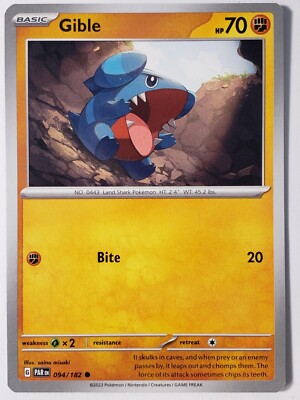gible pokemon card Pokemon SM Forbidden Light Card: Gible - 60/131 - Reverse Holo main image 1
