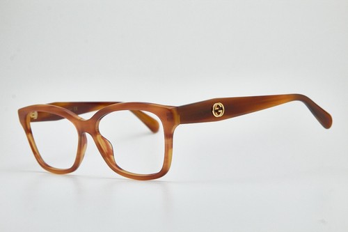 brown eyeglasses GUCCI G0798O 006 55*15-140 tortoise frame unisex eyeglasses - Picture 3 of 12