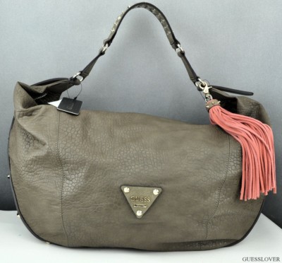 FREE Ship USA Handbag GUESS SATCHEL Wild at Heart Ladies Oak Bag USA