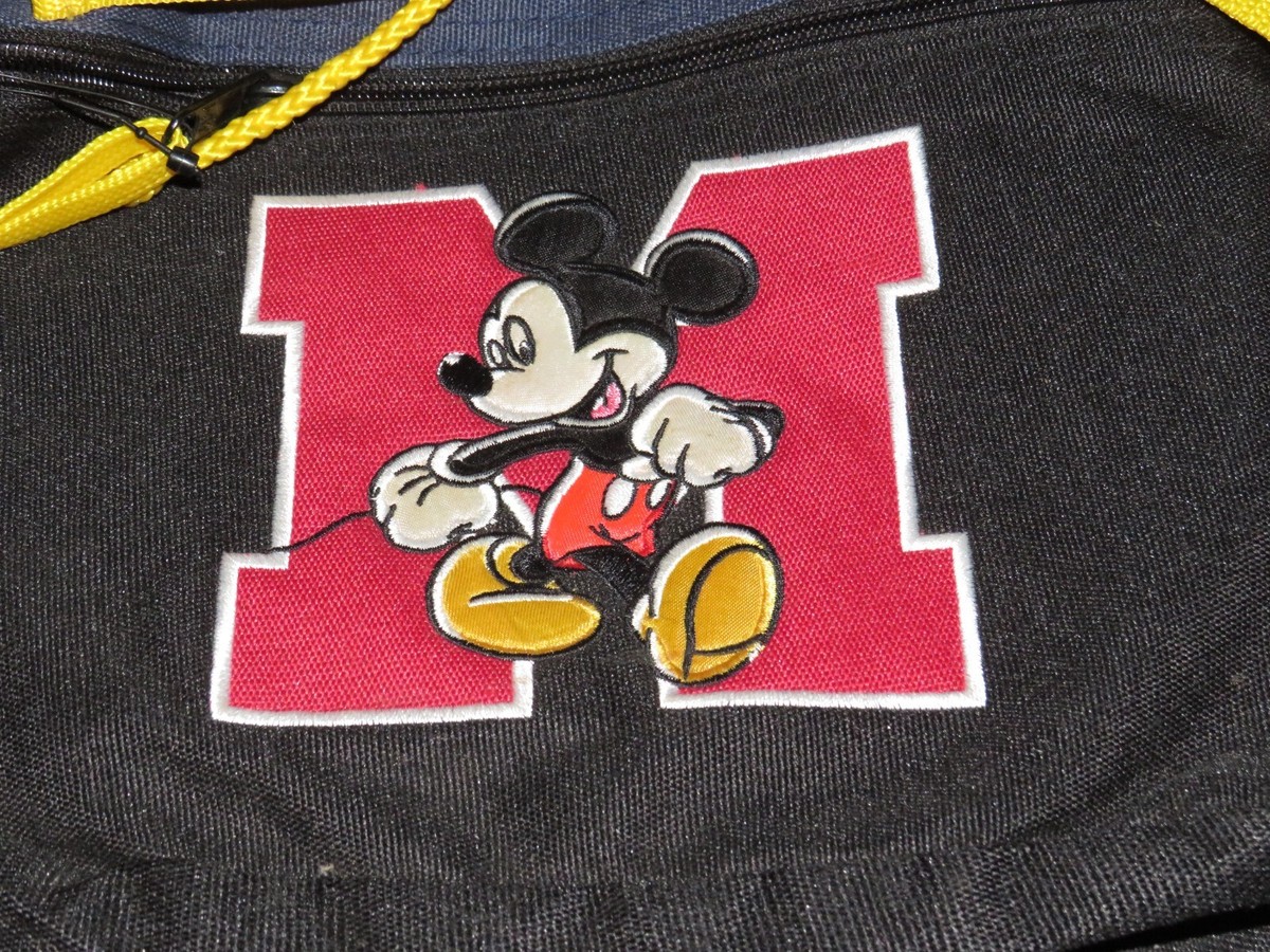 Vintage Disney Mickey Mouse Mickey Unlimited Embroidered Backpack New Without Ta Vintage Disney Mickey Mouse Mickey Unlimited Embroidered  main image 2