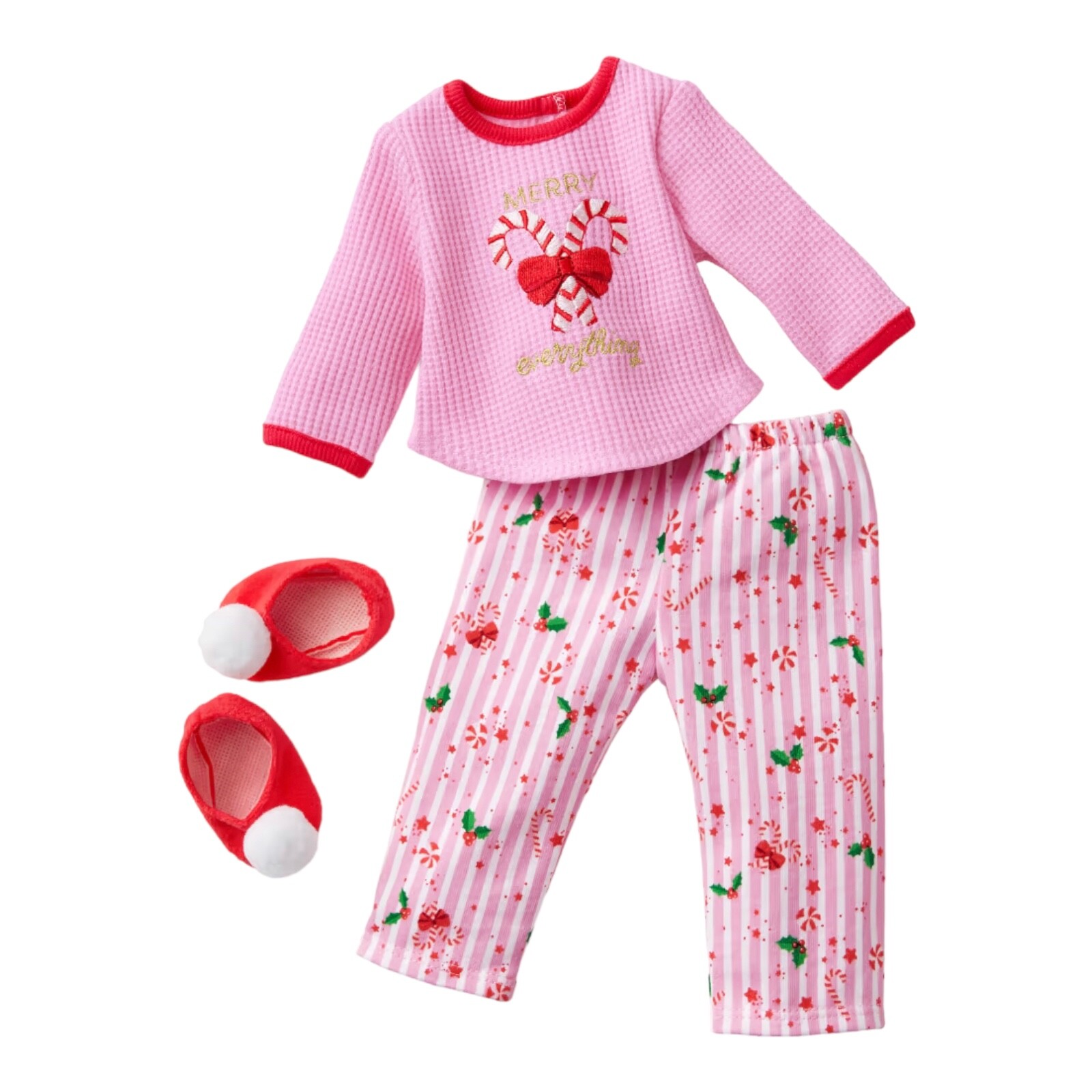NEW American Girl MERRY EVERYTHING DOLL PAJAMAS Sweet Candy Cane