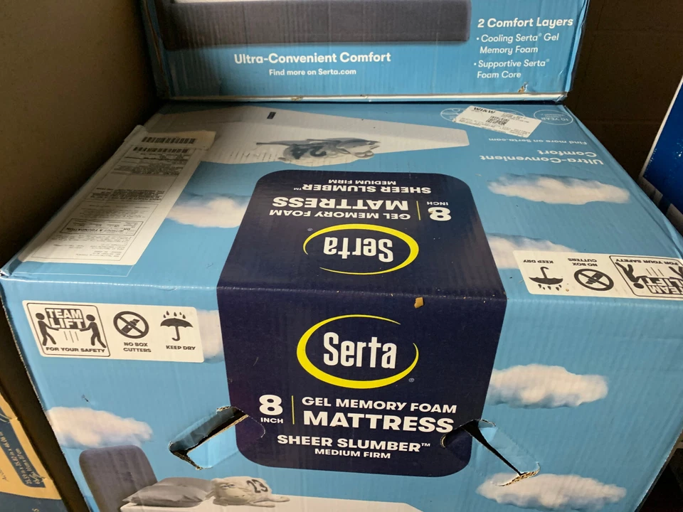 Serta Sheer Slumber 8-in Full Memory Foam Mattress in a Box - Image 2 of 2
