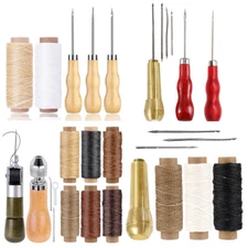Leather Sewing Awl Thread Kits Machine Speedy Stitcher Shoes Canvas Repair Tool