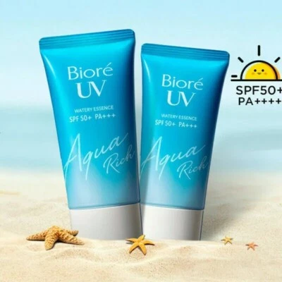 Popular Biore Kao UV Sunscreen Aqua Rich Watery SPF50+ PA++++ 50g