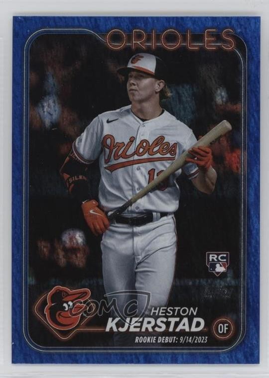 2024 Topps Update Debut Blue Holo Foilboard /999 Heston Kjerstad Rookie RC fm0