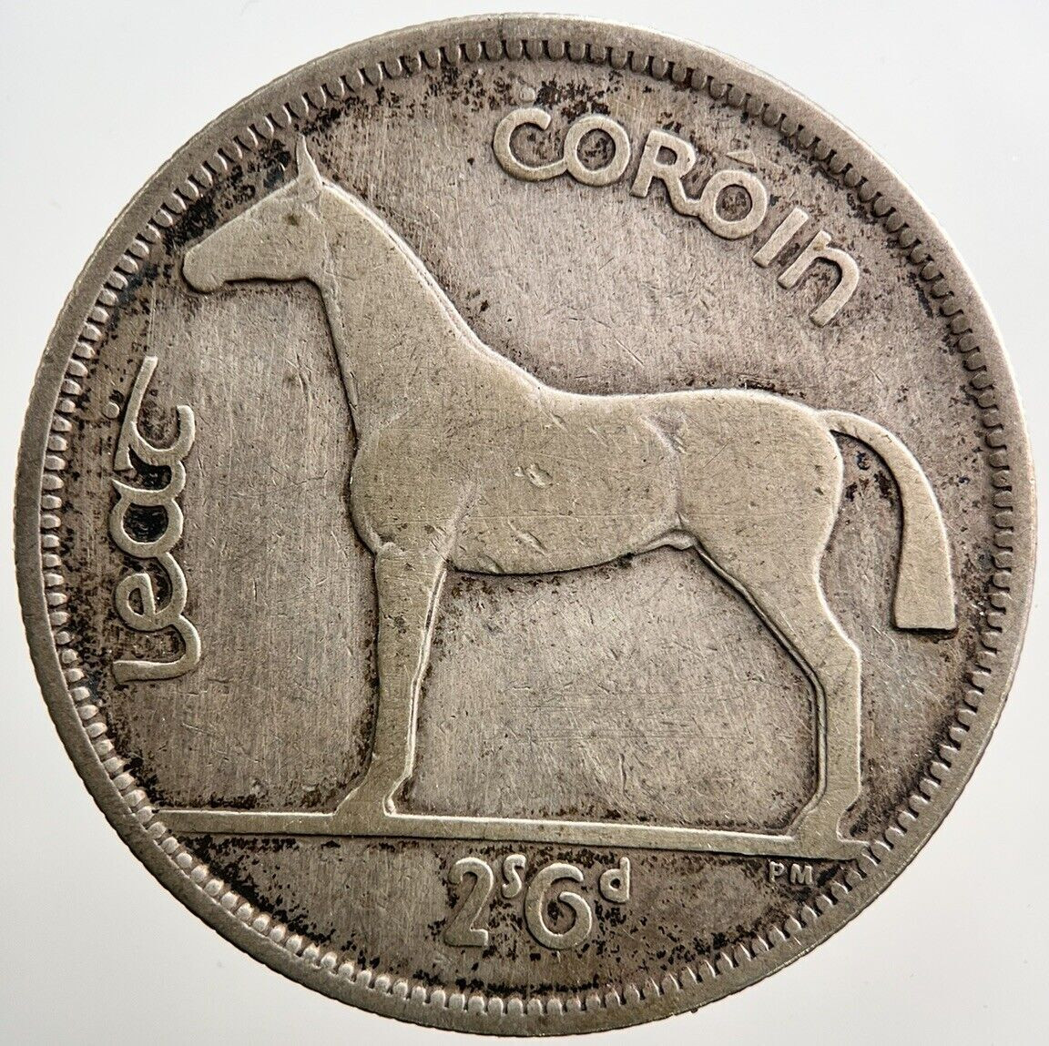 1939 Irish Half-Crown Silver Coin in Fine Collectable Condition | a3832