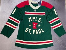 New MINNESOTA WILD NHL Jersey MPLS. ST. PAUL Size 56 Zach Parise #11