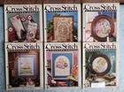 LOT 6~1989 Cross Stitch & Country Crafts Magazines~Santa~12 Days~Easter~Beach — photo 1
