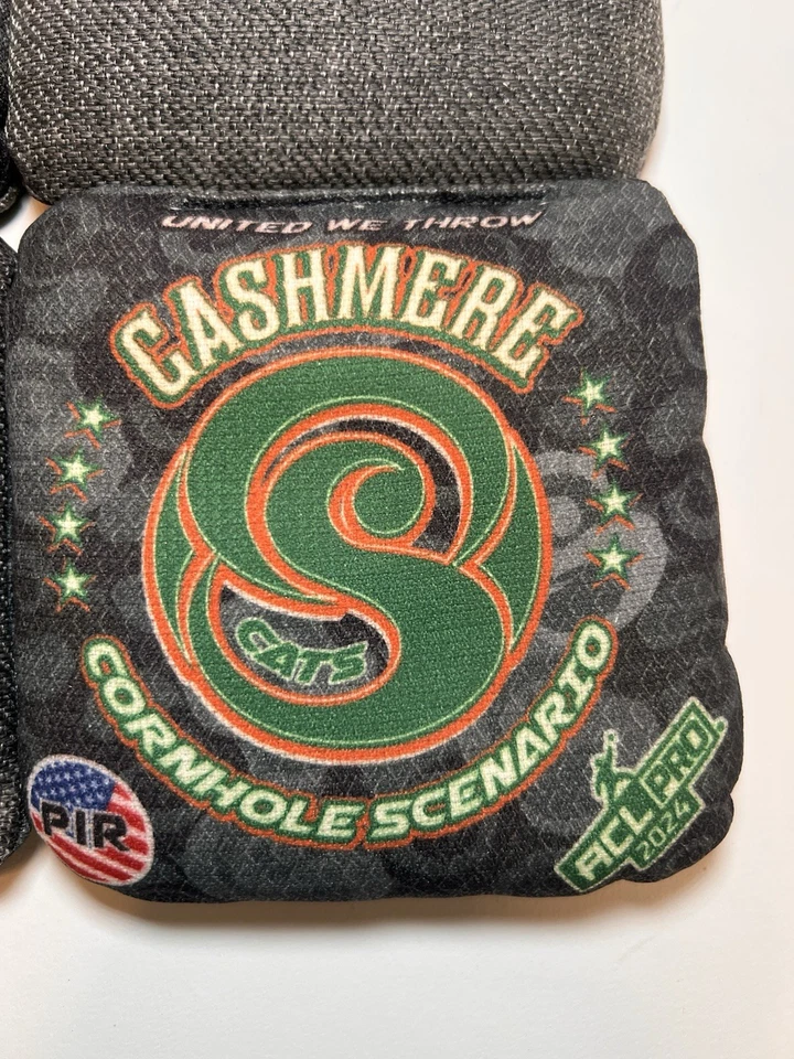Cornhole Scenario Acl Pro 2024 Cashmere Brand New Bags Black/green Grey ribbon - Image 2 of 4