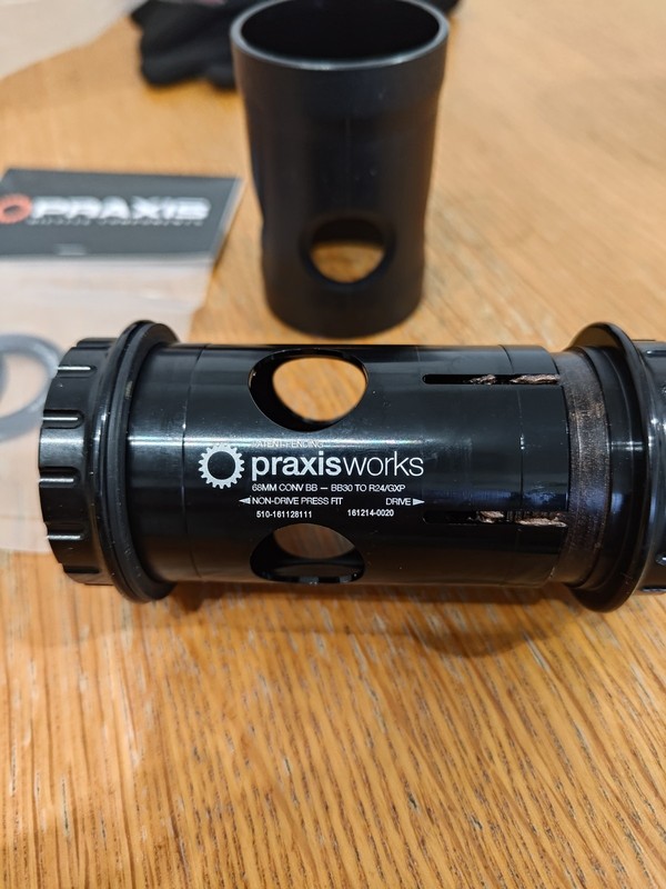 Praxis Works 68mm Conversion BB BB30 To R24/GXP
