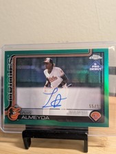 2025 Topps Pro Debut-Chrome Luis Almeyda #PDC-49 Green Refractor Autographs /99 