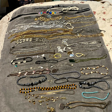 Mixed Lot Multicolor Fashion Costume Jewelry 50+ pcs Necklaces Bracelets More