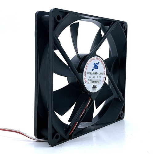 YHWF-12025 120*120*25mm 12V 0.19A 12CM Inverter desktop computer cooling fan - Afbeelding 6 van 9