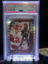 2020 Panini Mosaic - Tom Brady Swagger -  #SWAG3 PSA Mint 9