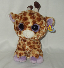 TY BEANIE BOO 10" medium SAFARI the GIRAFFE ~~ wrinkled hang tag dated 2011