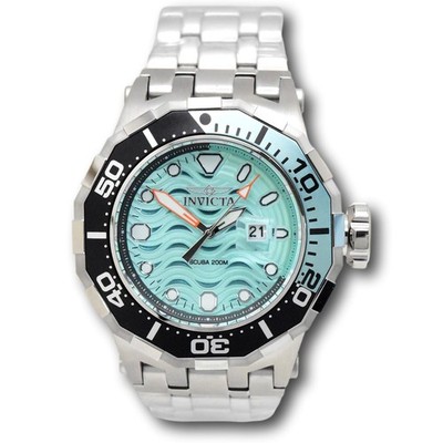 Invicta Pro Diver Scuba Wave 200M Men's 52mm Deep Sea Teal Quartz