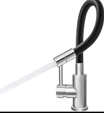 Kitchen Faucet Flexible Silicone Sprayer Single Handle Pull Down Kitchen Sink