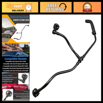 Cooling Radiator Overflow Hose, Coolant Bypass Tube for Audi A4/A5 2017-2021