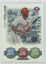 2010 Topps Attax Silver Foil Hot Streak Jimmy Rollins 0q3