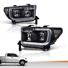 Headlights Led Projector For Blk Smoke 2007-2013 Toyota Tundra2008-2017 Sequoia