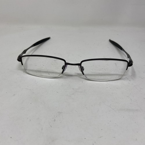 Oakley Eyeglasses Sculpt 6.0 Pewter Half Rim Metal Frame 53[]18 142 389M